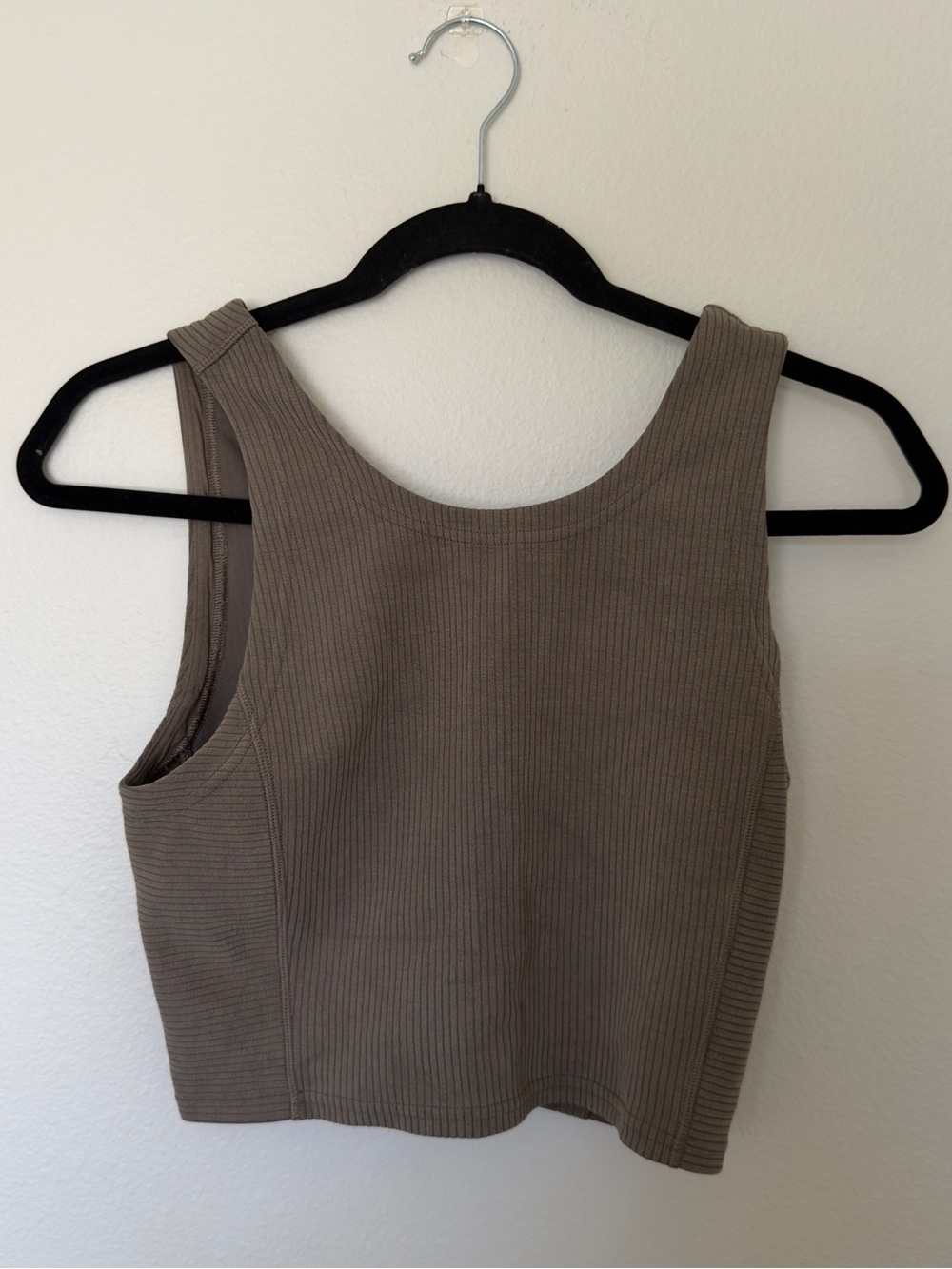 Lululemon Ribbed softstreme Cropped Tank Top - green